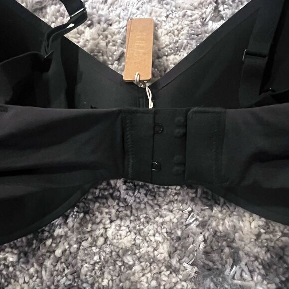 NWT Skims‎ wireless form push up plunge bra onyx size 34dddd - Picture 8 of 10